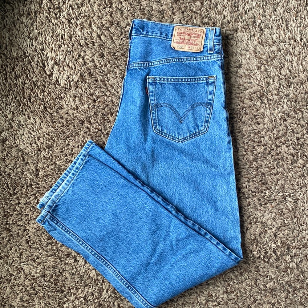 Mens Levi 505 Jeans